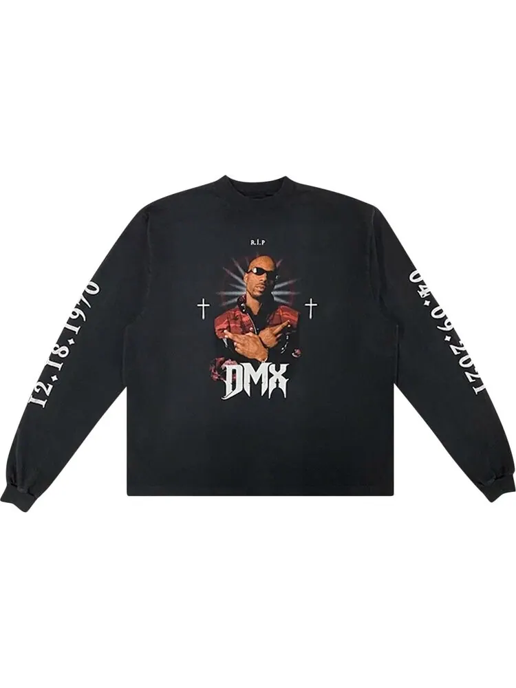 Лонгслив Balenciaga x Yeezy DMX Tribute Long-Sleeve 'Black' — изображение 1 из 2, черный