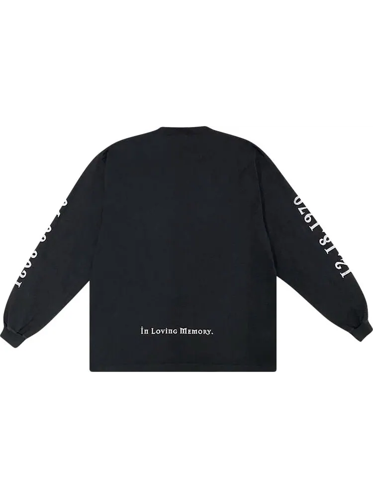 Лонгслив Balenciaga x Yeezy DMX Tribute Long-Sleeve 'Black' — изображение 2 из 2, черный