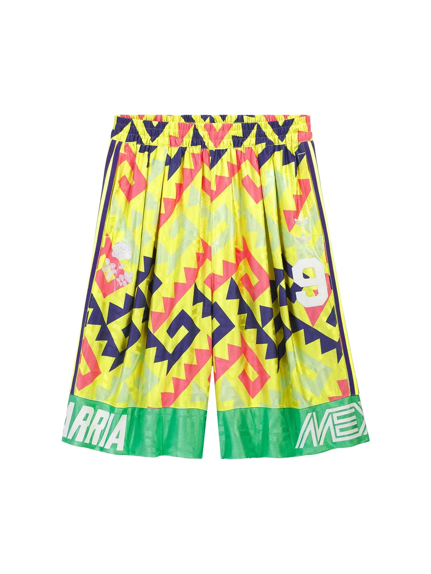 Длинные шорты Adidas x Willy Chavarria — изображение 1 из 1, желтый