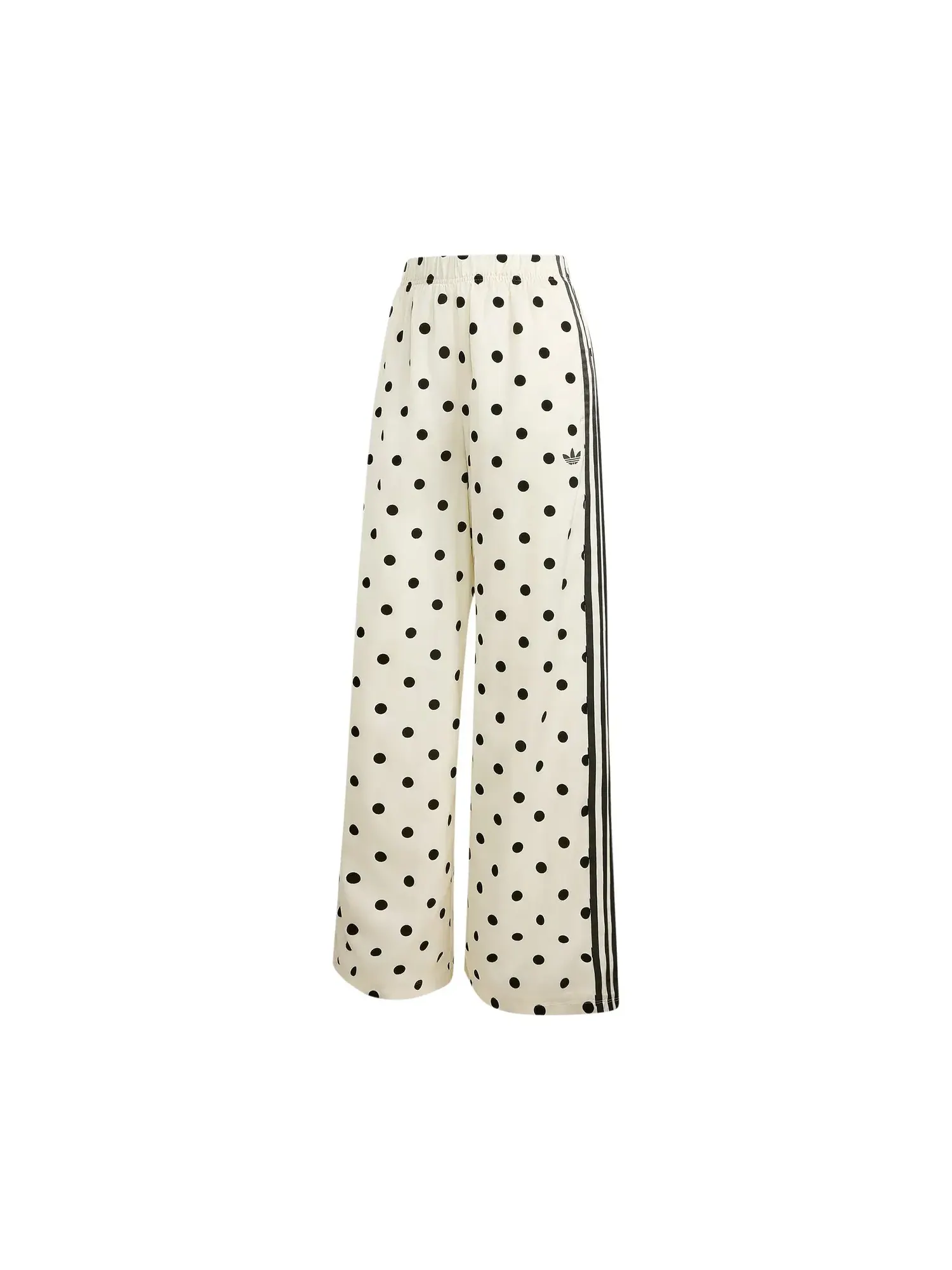 Брюки Adidas Satin Polka Dots Wide Leg Pants — изображение 1 из 1, белый