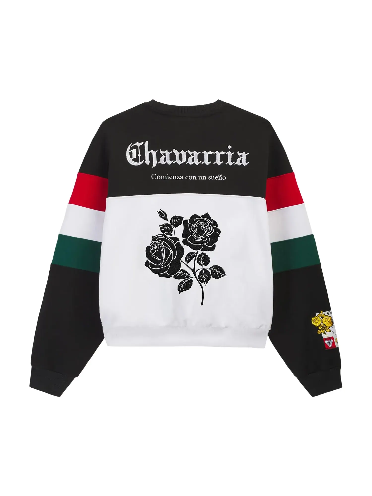 Толстовка Adidas x Willy Chavarria Crew — изображение 2 из 2, черный/белый