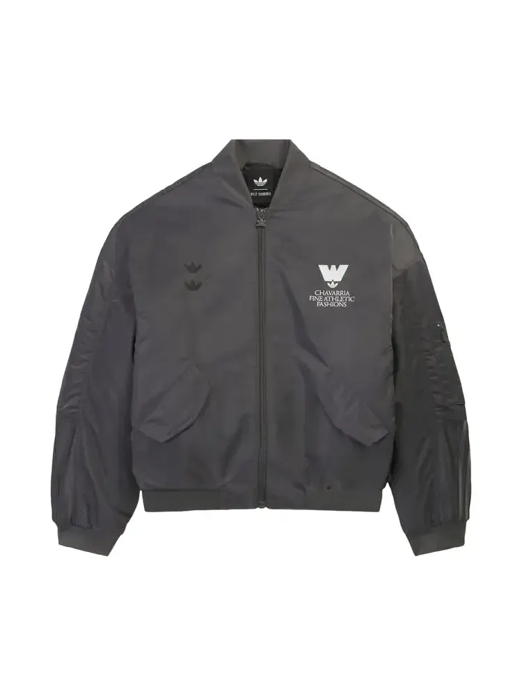 Бомбер Adidas x Willy Chavarria — изображение 1 из 2, серый