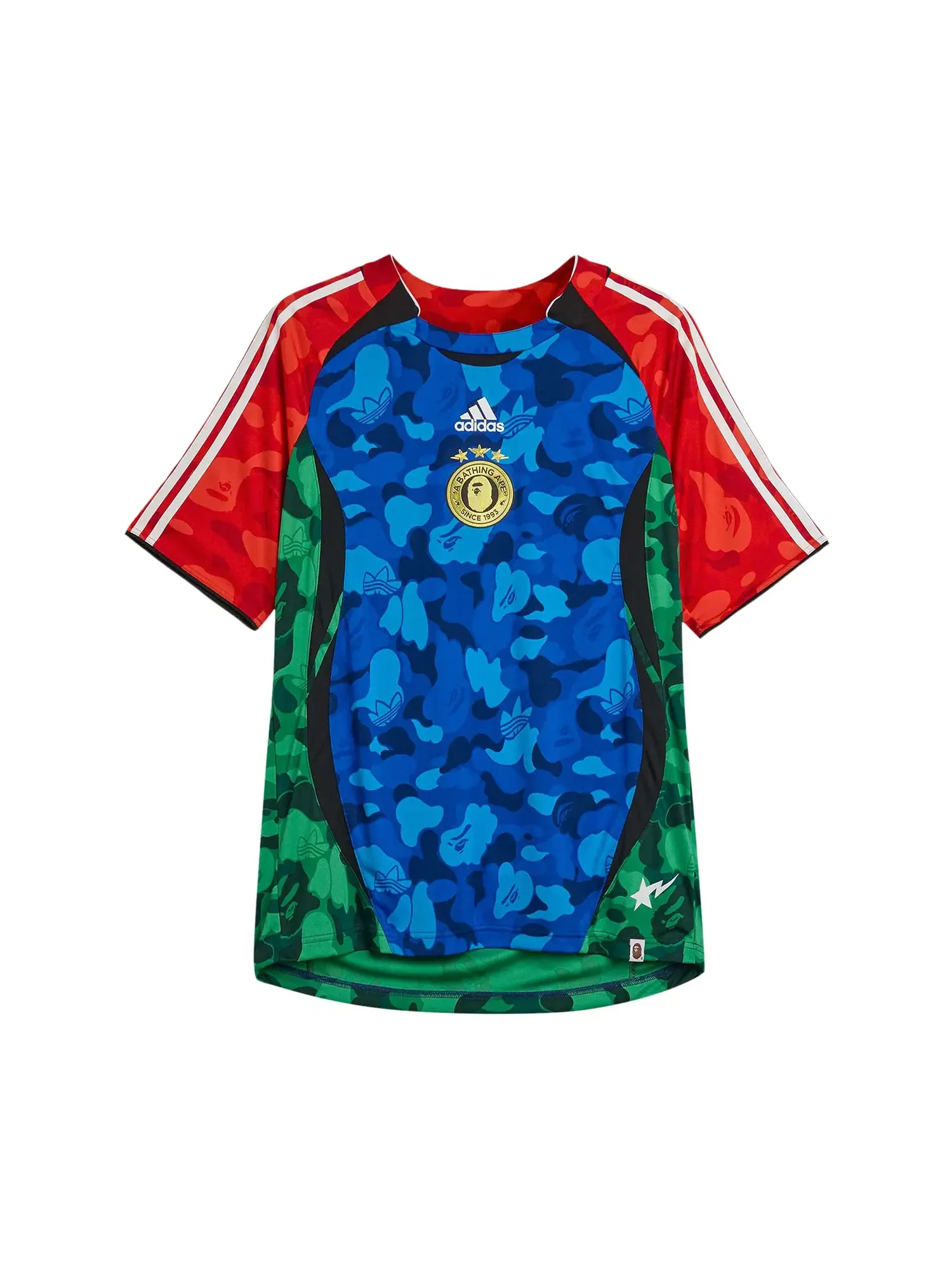 Футболка Adidas Teamgeist — изображение 1 из 2, синий/красный/зеленый