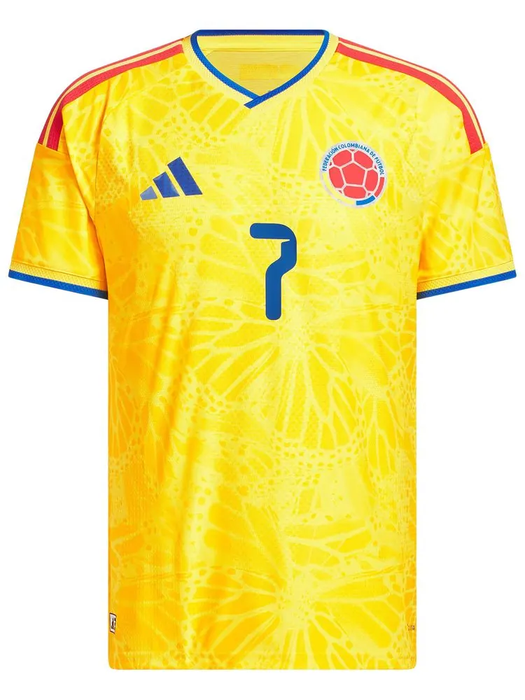 Домашняя футболка Adidas Colombia 26 Diaz, цвет — изображение 1 из 2, желтый