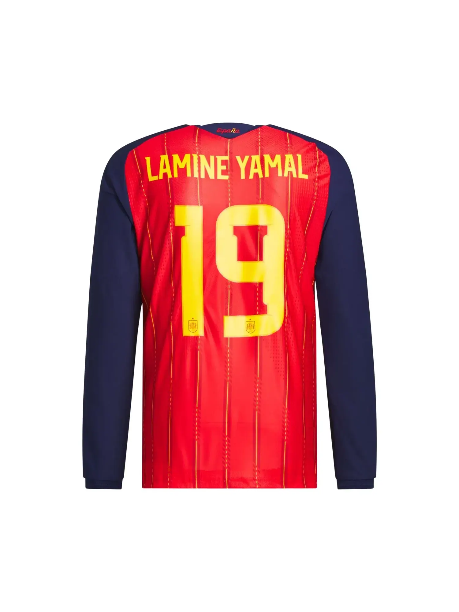 Футболка Adidas Spain 26 Home Yamal Authentic с длинным рукавом — изображение 2 из 2, красный