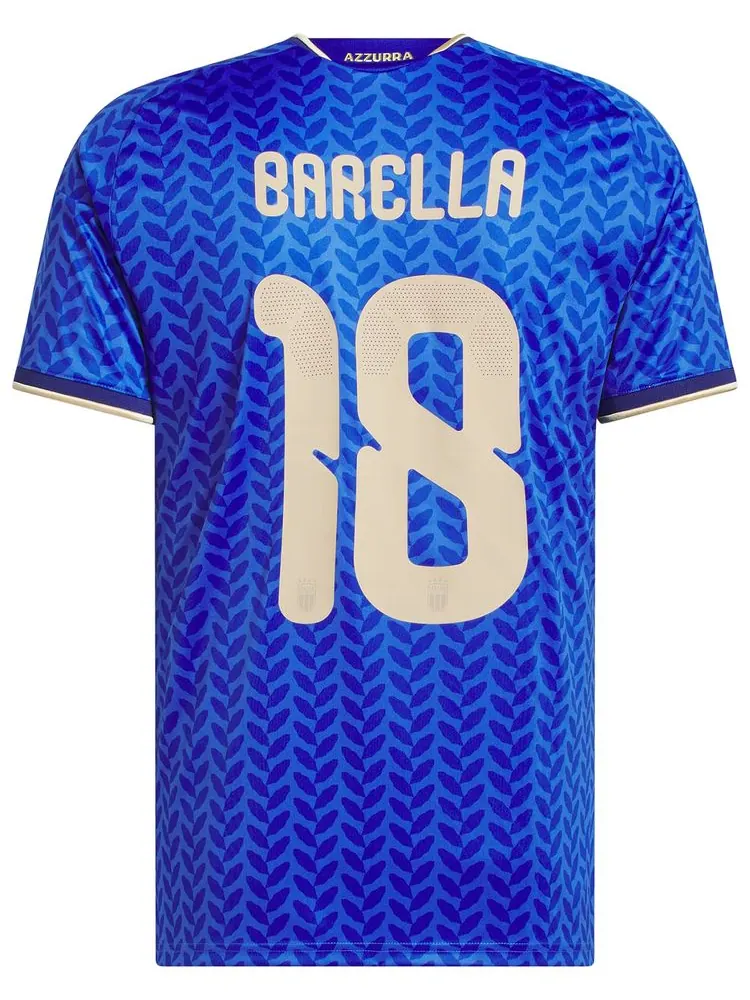 Домашняя футболка Adidas Italy 26 Barella — изображение 2 из 2, синий