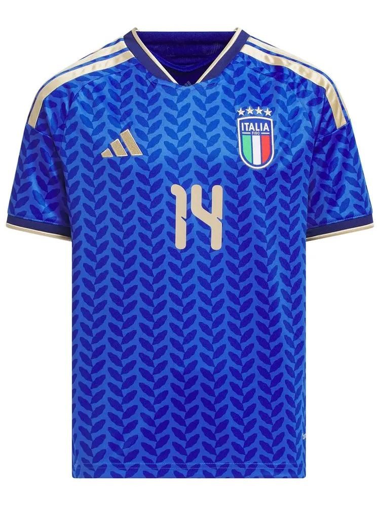 Домашняя футболка Adidas Italy 26 Chiesa — изображение 1 из 2, синий