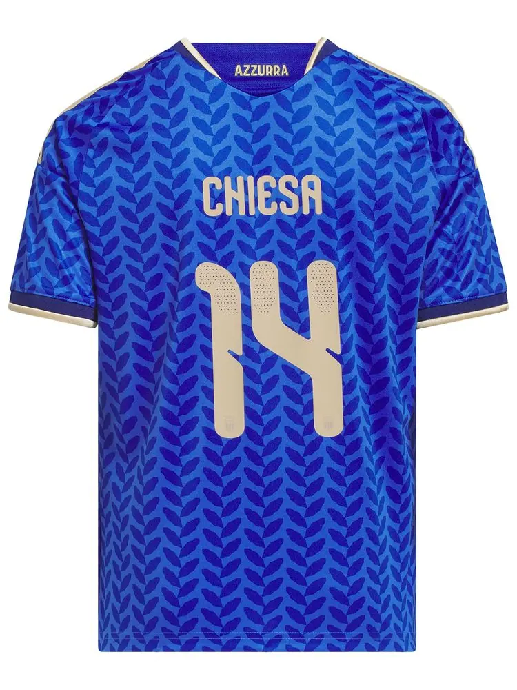 Домашняя футболка Adidas Italy 26 Chiesa — изображение 2 из 2, синий