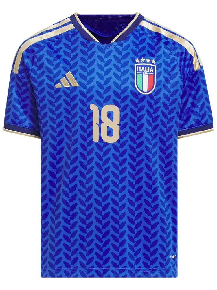 Домашняя футболка Adidas Italy 26 Barella — изображение 1 из 2, синий