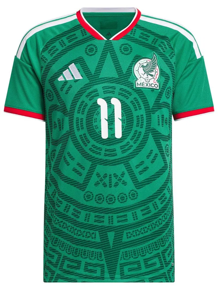 Домашняя футболка Adidas Mexico 26 Gimenez цвета «Bold Green» — изображение 1 из 2, зеленый
