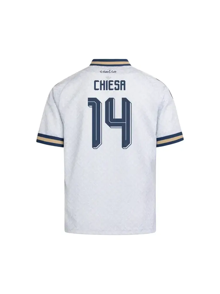 Футболка Adidas Italy 26 Away Chiesa — изображение 2 из 2, белый