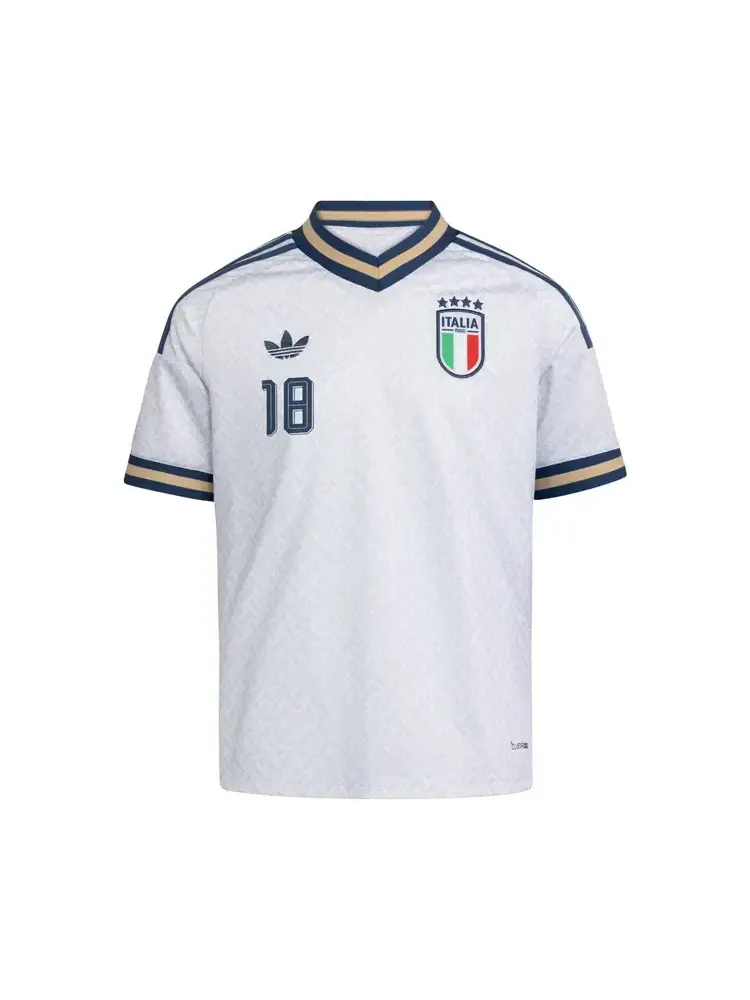 Футболка Adidas Italy 26 Away Barella — изображение 1 из 2, белый