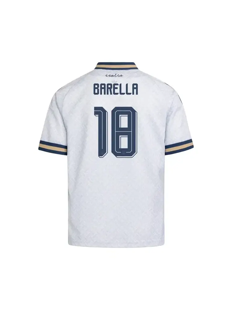 Футболка Adidas Italy 26 Away Barella — изображение 2 из 2, белый