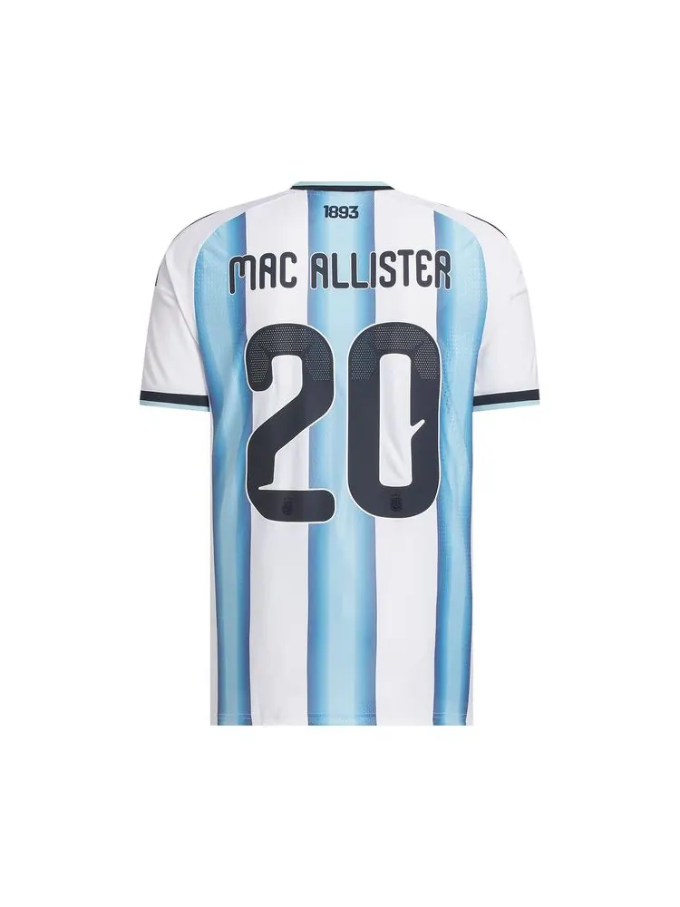 Домашняя футболка Adidas Argentina 26 Mac Allister Authentic Jersey — изображение 2 из 2, белый