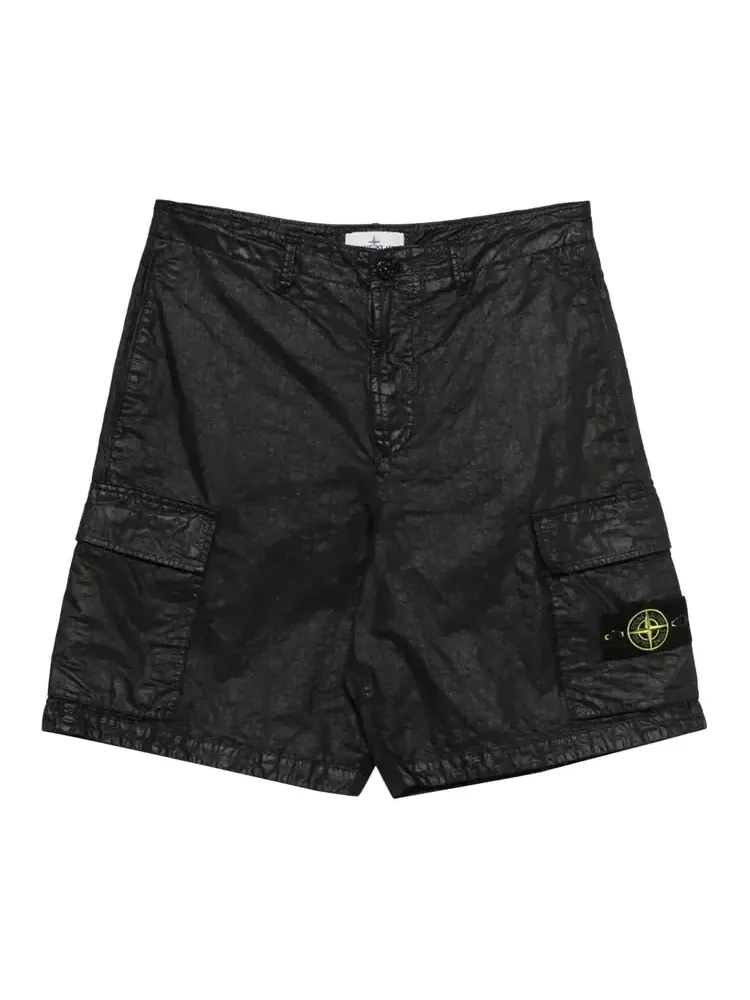 Классические шорты с карманами-карго Stone Island — изображение 1 из 1, черный
