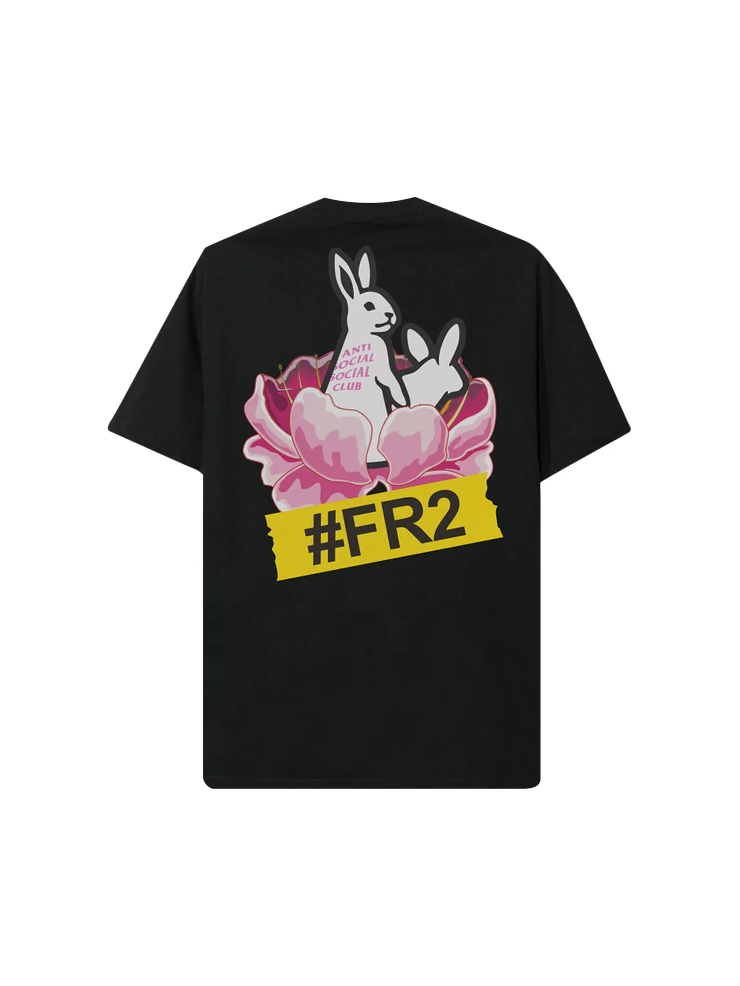 Футболка Lapin Anti Social Social Club x FR2 — изображение 2 из 2, черный