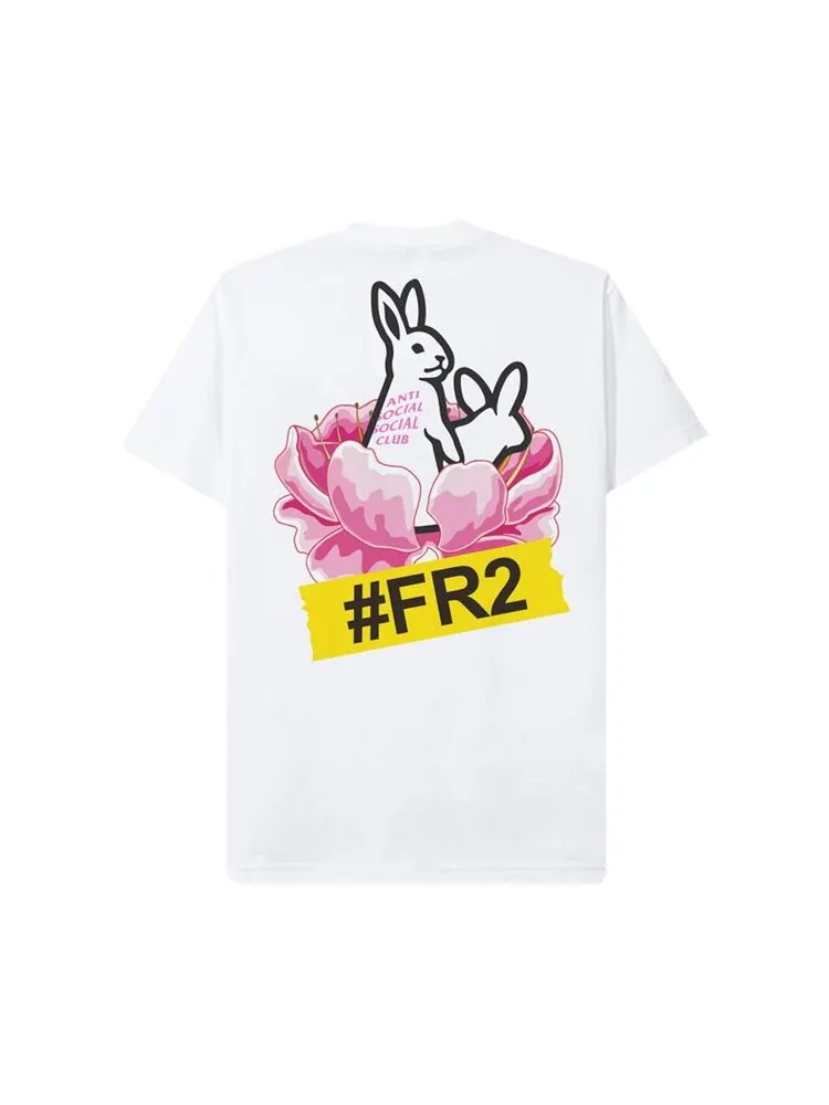 Футболка Anti Social Social Club x FR2 Lapin Tee 'White' — изображение 2 из 2, белый