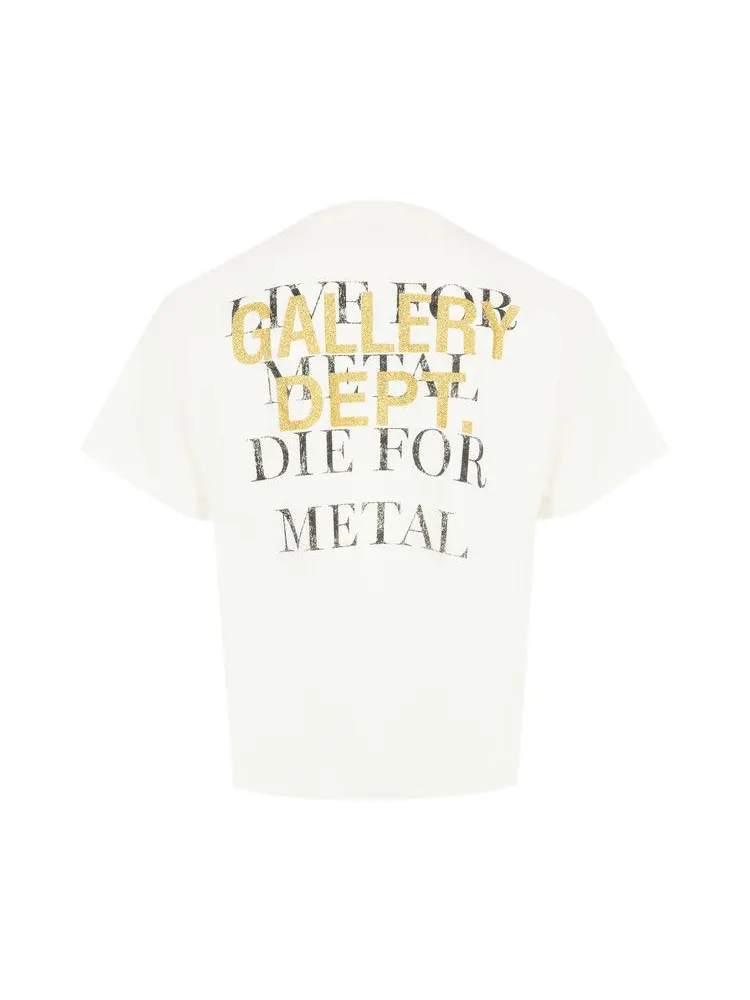 Футболка Gallery Dept. Live For Metal Tee — изображение 2 из 2, светлый белый