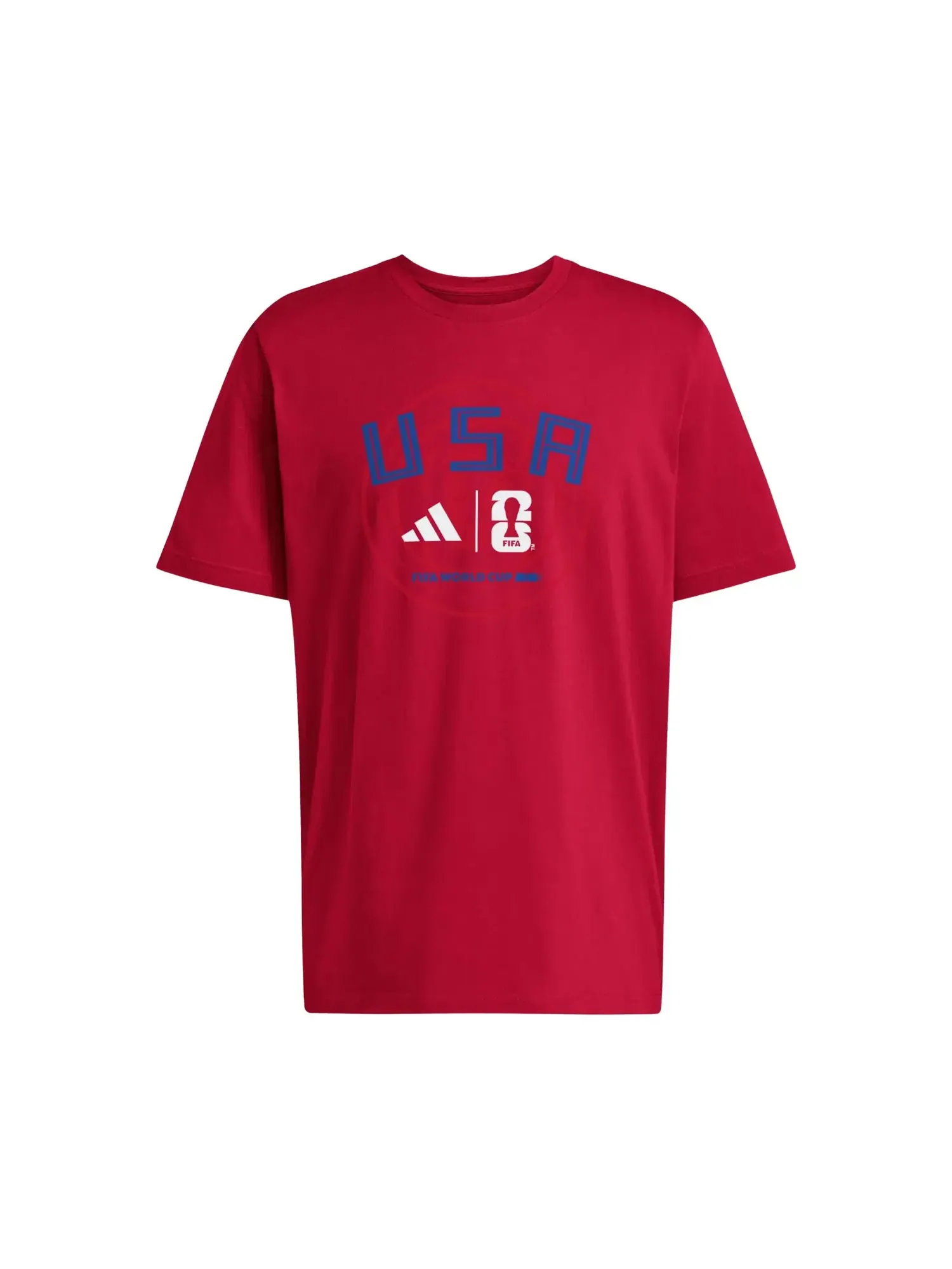 Футболка Adidas FIFA World Cup 26 Qualifier Tee Usa — изображение 1 из 2, красный