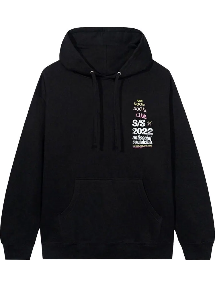 Худи Anti Social Social Club Link In Bio Hoodie 'Black' — изображение 1 из 2, черный