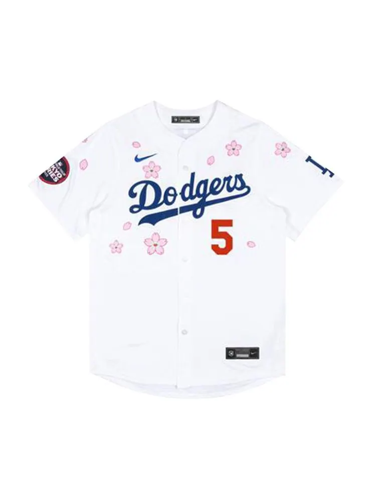Джерси Nike x Takashi Murakami x MLB World Tour Tokyo Series 2025 Dodgers Freeman Jersey — изображение 2 из 2, белый