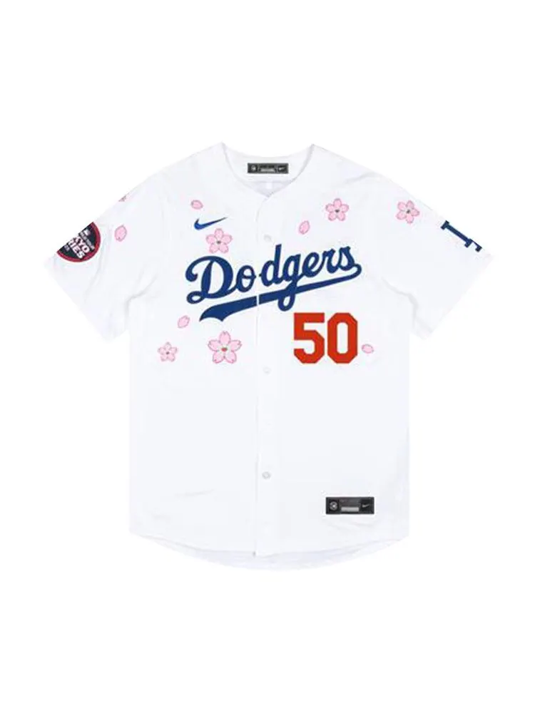 Джерси Nike x Takashi Murakami x MLB World Tour Tokyo Series 2025 Dodgers Betts Jersey — изображение 2 из 2, белый