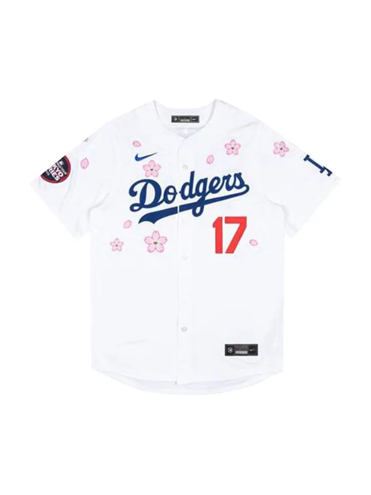 Джерси Nike x Takashi Murakami x MLB World Tour Tokyo Series 2025 Dodgers Ohtani Kanji Jersey — изображение 2 из 2, белый