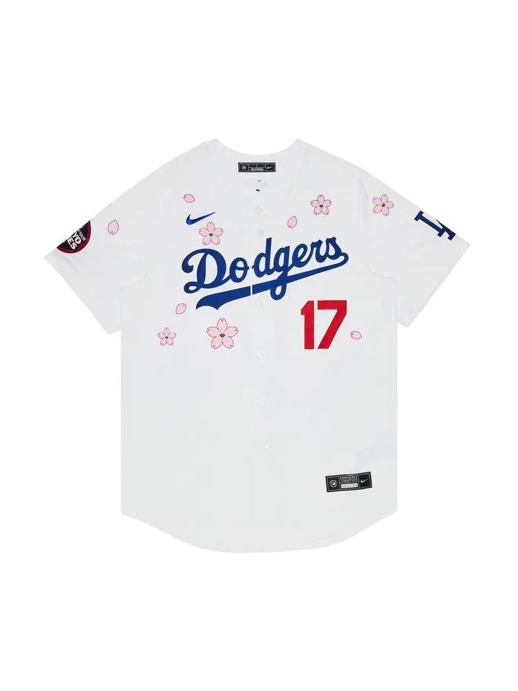 Джерси Nike x Takashi Murakami x MLB World Tour Tokyo Series 2025 Dodgers Ohtani Jersey — изображение 1 из 3, белый