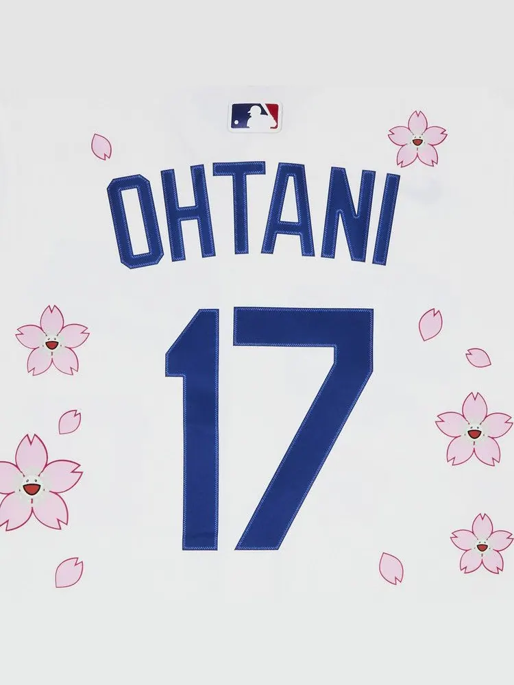 Джерси Nike x Takashi Murakami x MLB World Tour Tokyo Series 2025 Dodgers Ohtani Jersey — изображение 3 из 3, белый