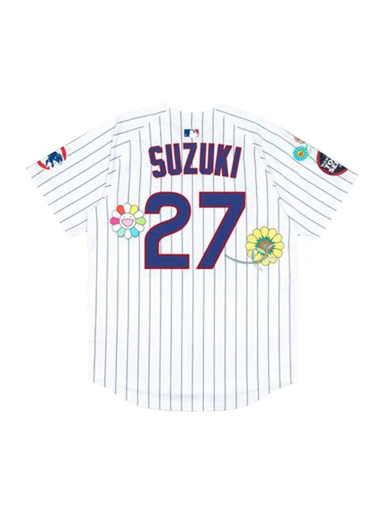 Джерси Nike x Takashi Murakami x MLB World Tour Tokyo Series 2025 Cubs Suzuki Jersey — изображение 1 из 2, белый