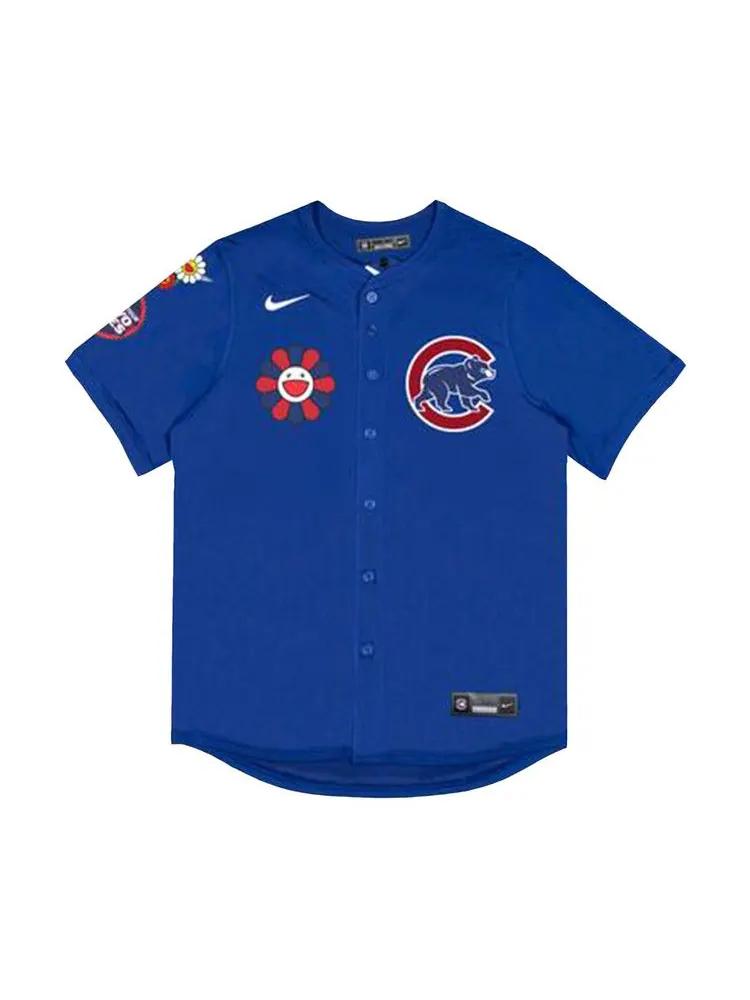 Джерси Nike x Takashi Murakami x MLB World Tour Tokyo Series 2025 Cubs Away Jersey — изображение 1 из 2, синий
