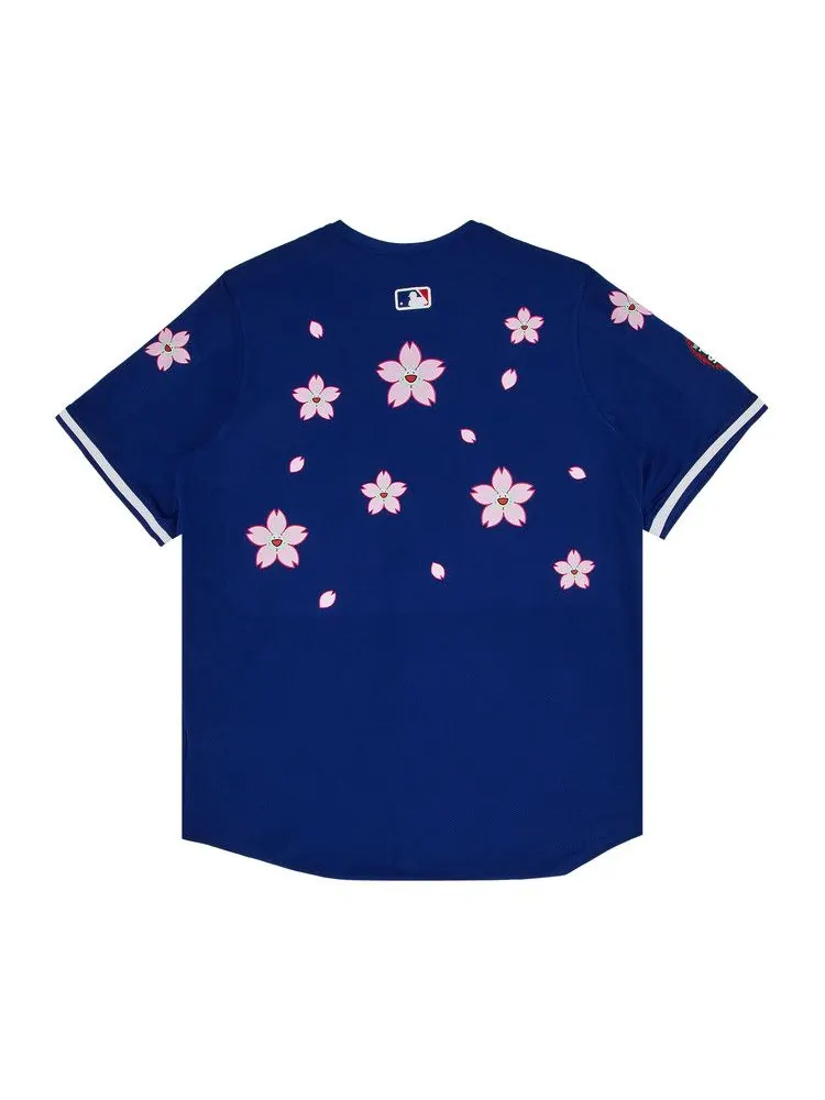 Джерси Nike x Takashi Murakami x MLB World Tour Tokyo Series 2025 Dodgers Tokyo Away Jersey — изображение 2 из 3, синий