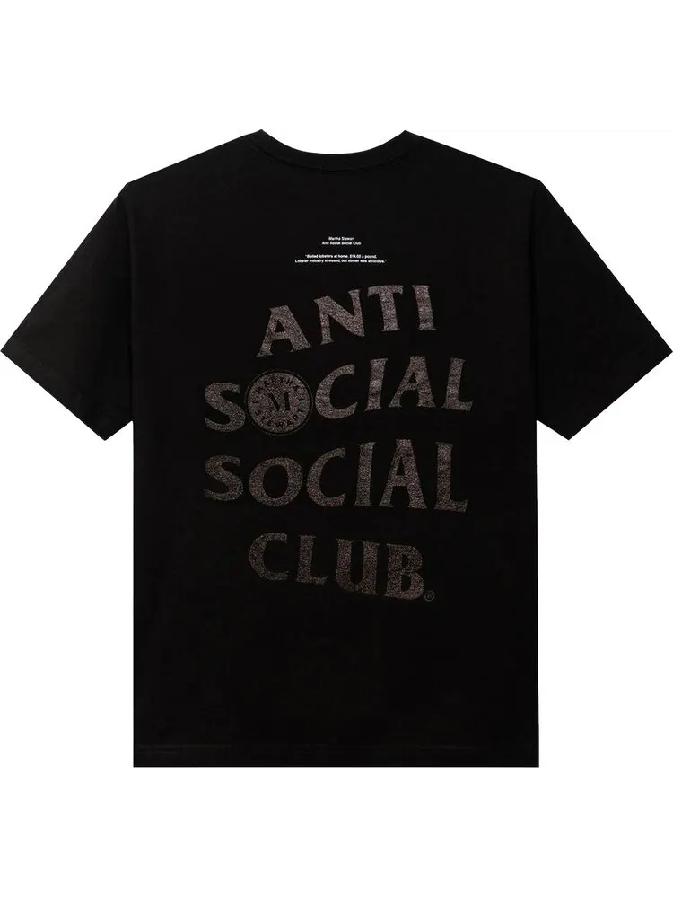 Футболка Anti Social Social Club x Martha Stewart Lobster Tee 'Black' — изображение 2 из 2, черный