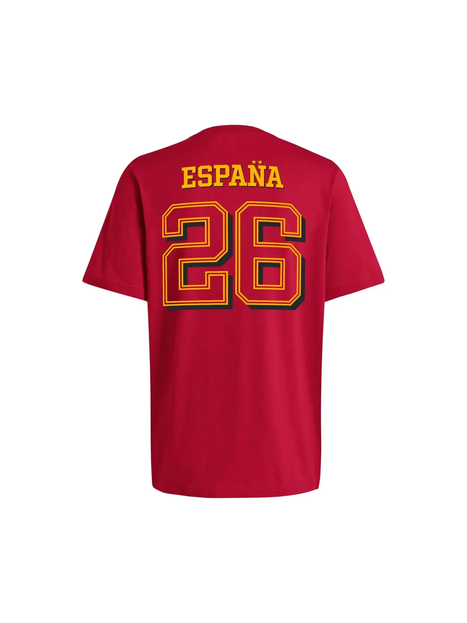 Футболка Adidas Spain 2026 Campeones — изображение 2 из 2, красный