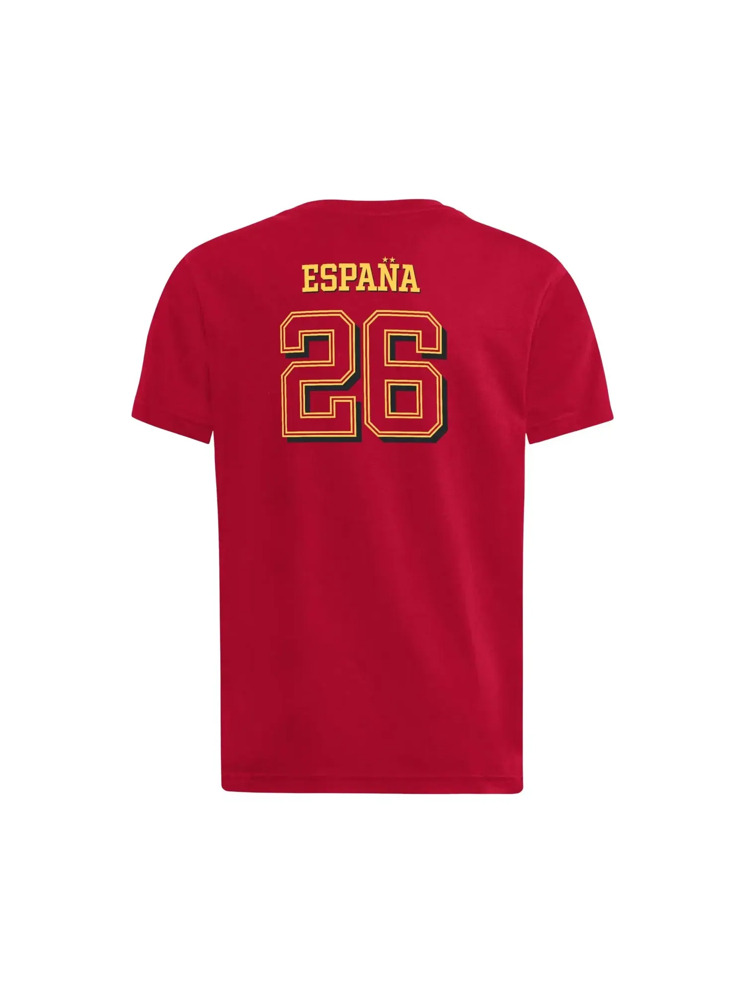 Футболка Adidas Spain 2026 Campeones GS — изображение 2 из 2, красный