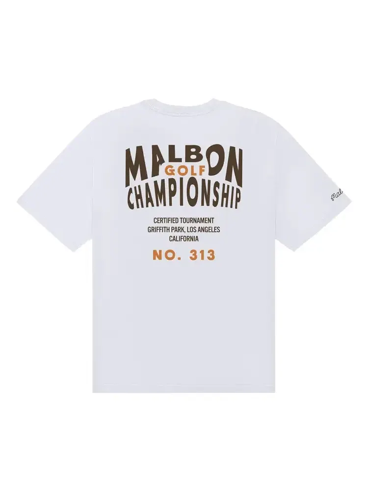 Футболка Malbon Bermuda Championship — изображение 2 из 2, белый