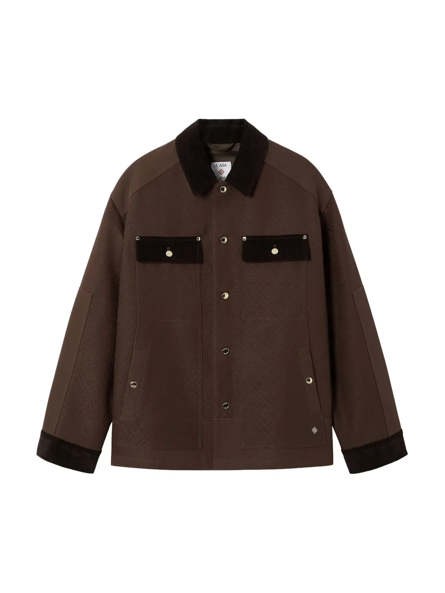 Куртка Casablanca Workwear Safari Jacket — коричневый
