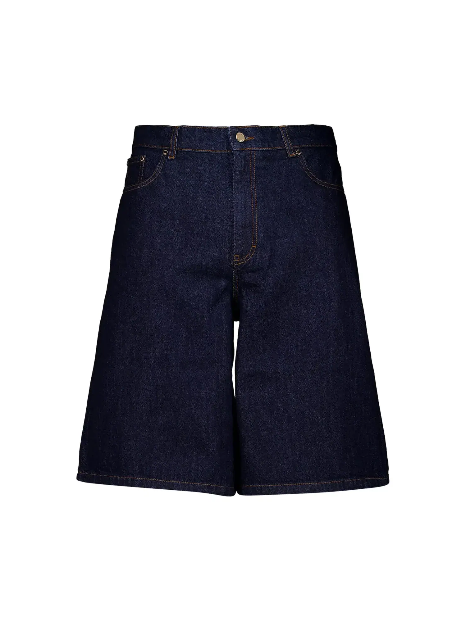 Шорты Casablanca Raw Denim Short — синий