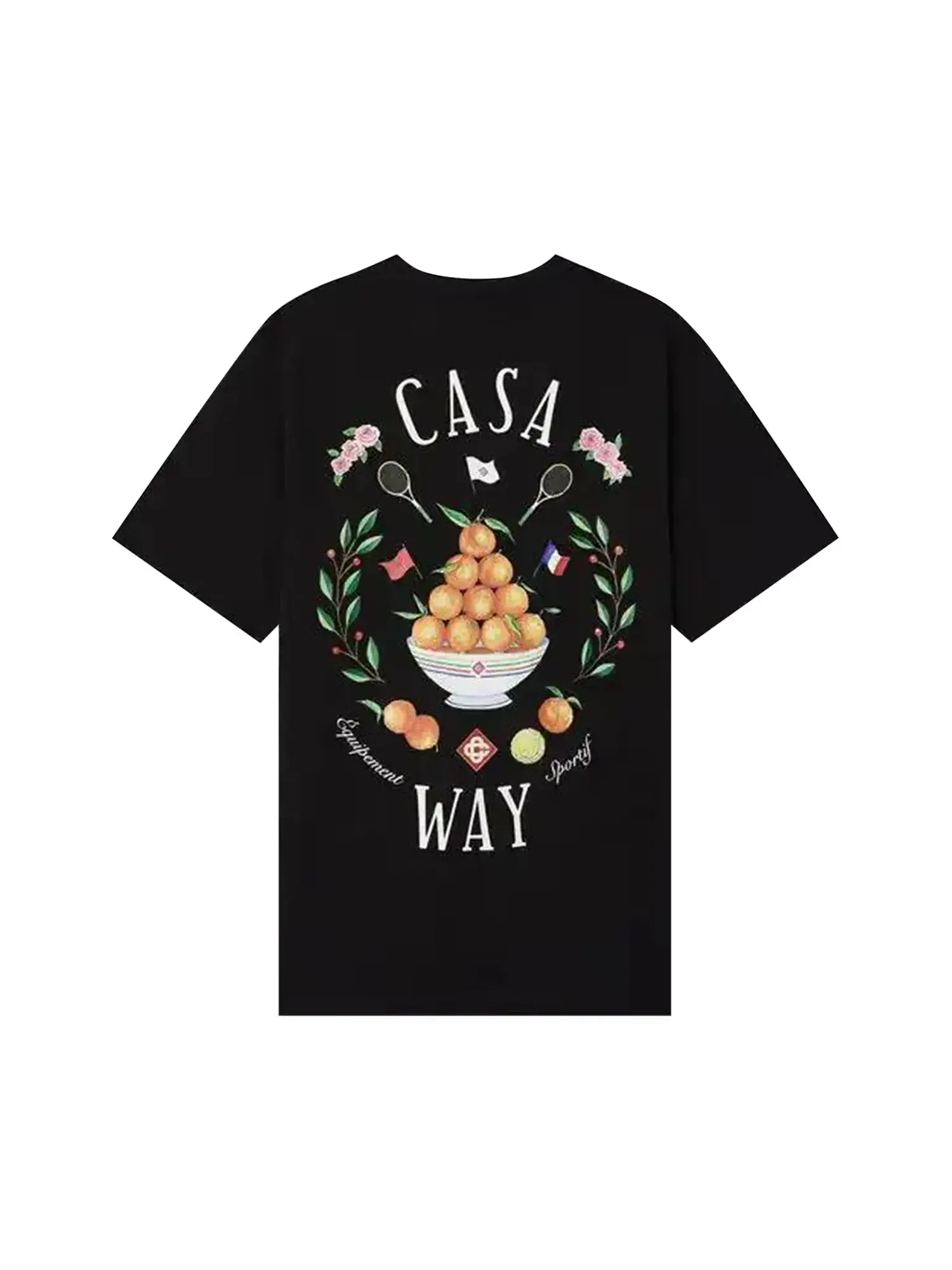 Классическая футболка Casablanca Casaway — изображение 2 из 2, черный