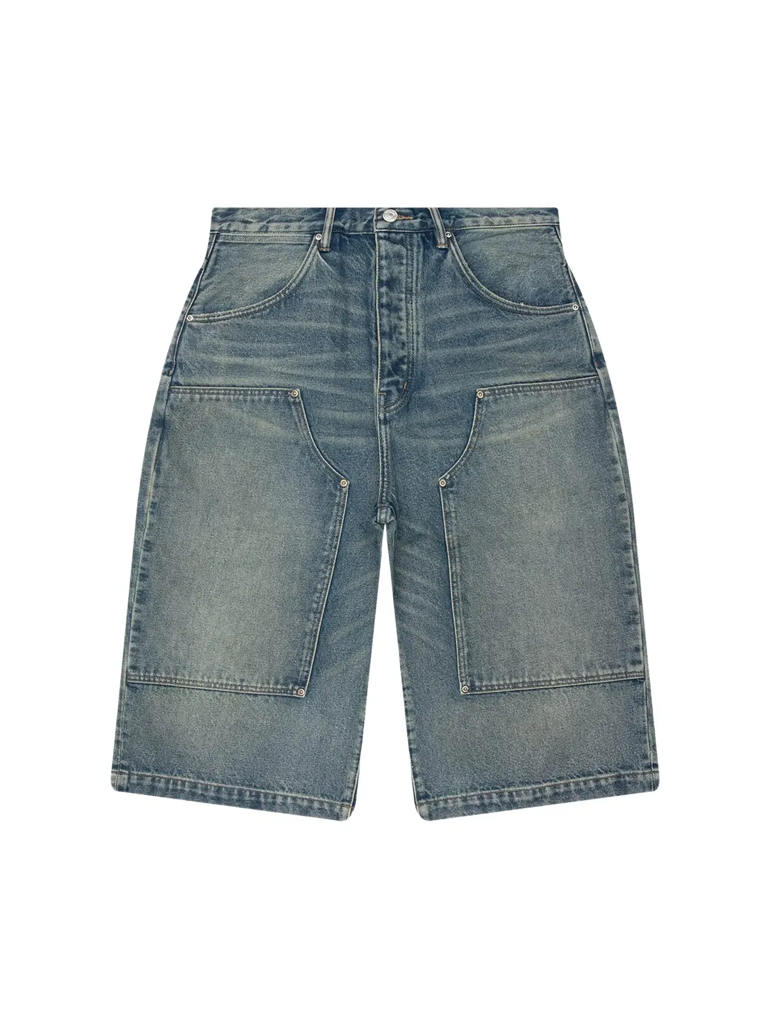 Джинсовые шорты PURPLE BRAND Workwear Jorts — синий