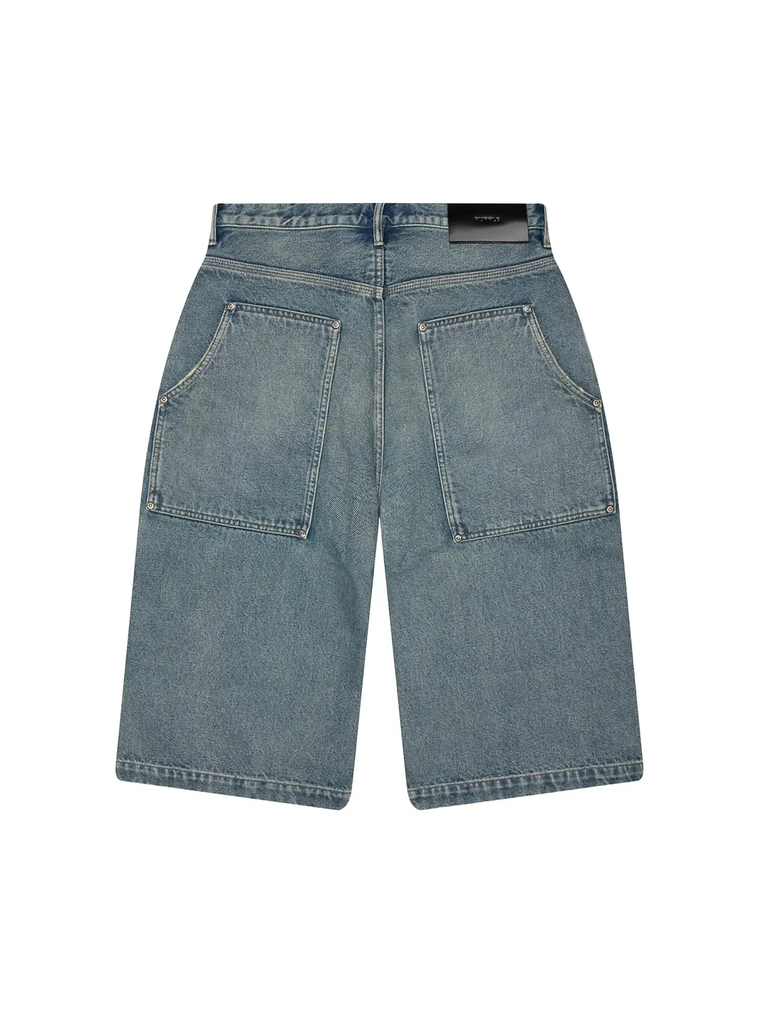 Джинсовые шорты PURPLE BRAND Workwear Jorts — изображение 2 из 2, светлый индиго