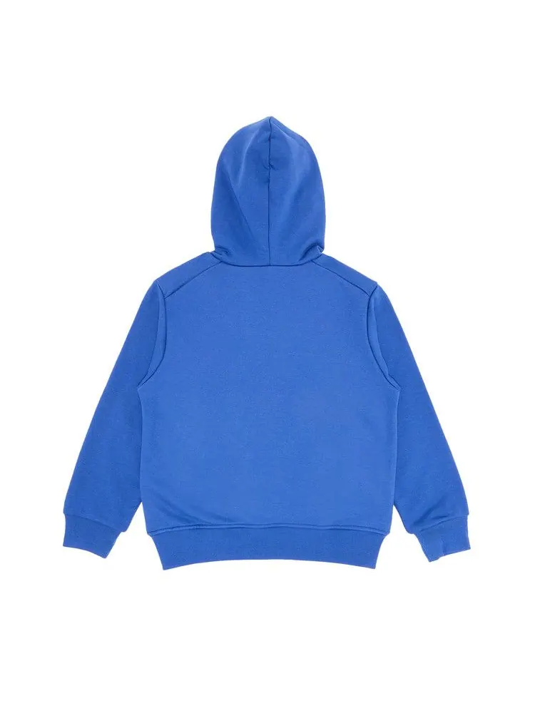 Толстовка Marni Kids Unbrushed Fleece Sweatshirt — изображение 2 из 3, синий