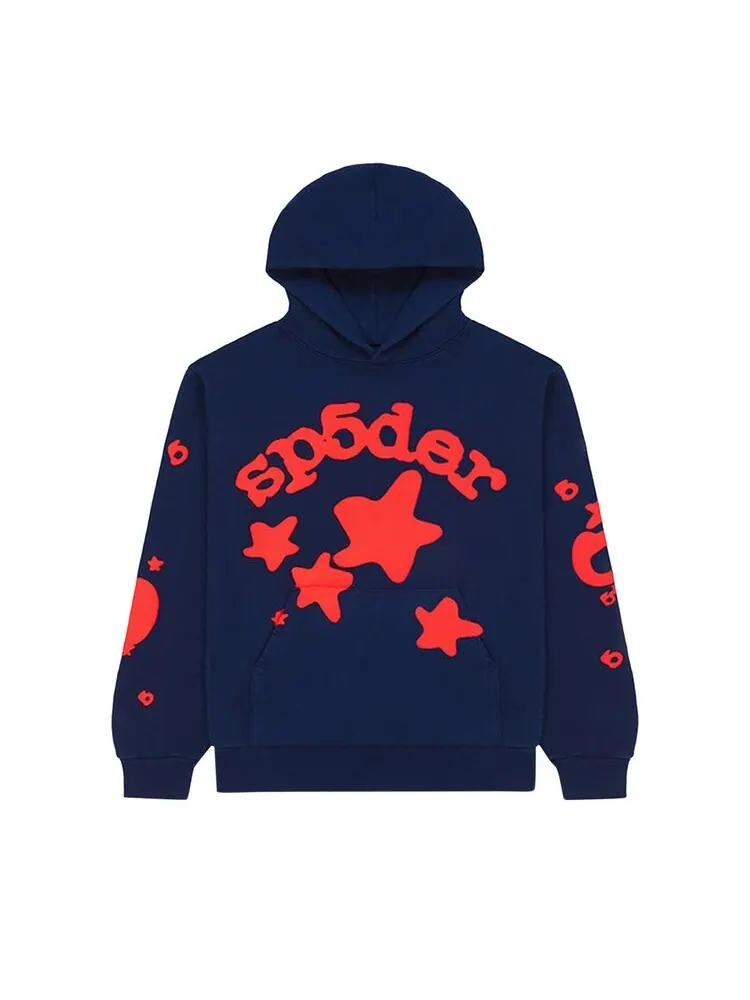 Худи Sp5der Beluga Hoodie — изображение 1 из 2, синий