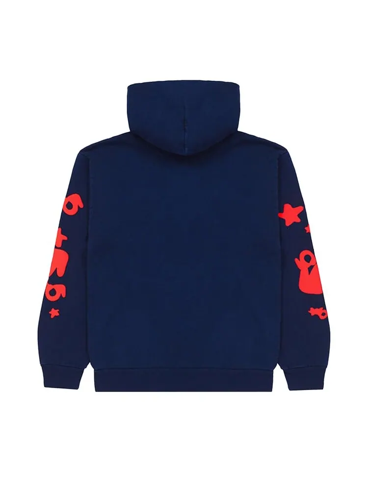 Худи Sp5der Beluga Hoodie — изображение 2 из 2, синий