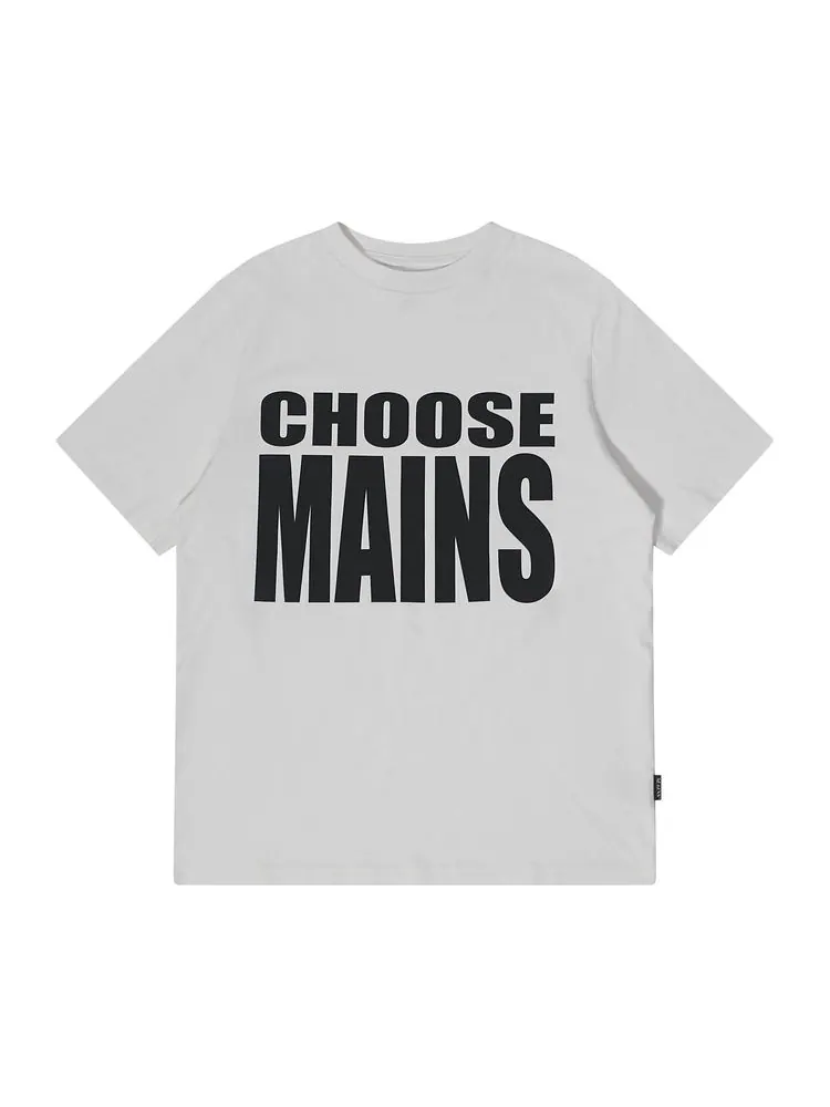 Футболка MAINS Choose Mains T-Shirt 'White' — белый
