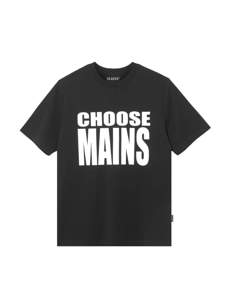 Футболка MAINS Choose MAINS T-Shirt 'Black' — черный