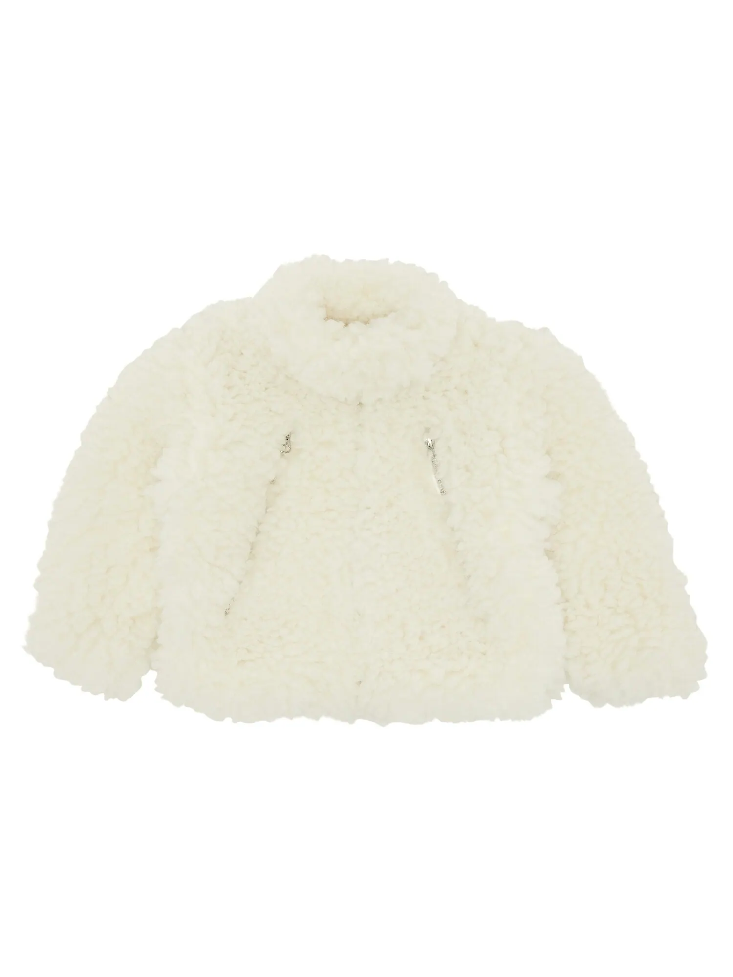 Детская куртка из шерпы MM6 Maison Margiela Off White — белый
