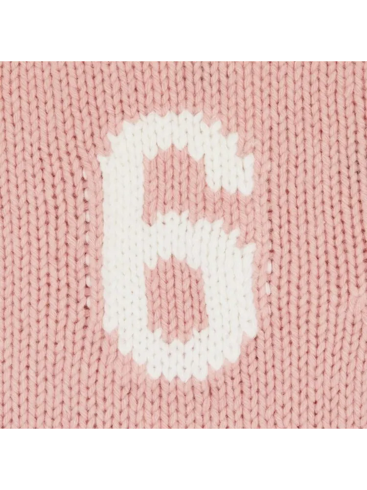 Толстовка MM6 Maison Margiela Kids Sweatshirt Peach Pink — изображение 3 из 3, розовый