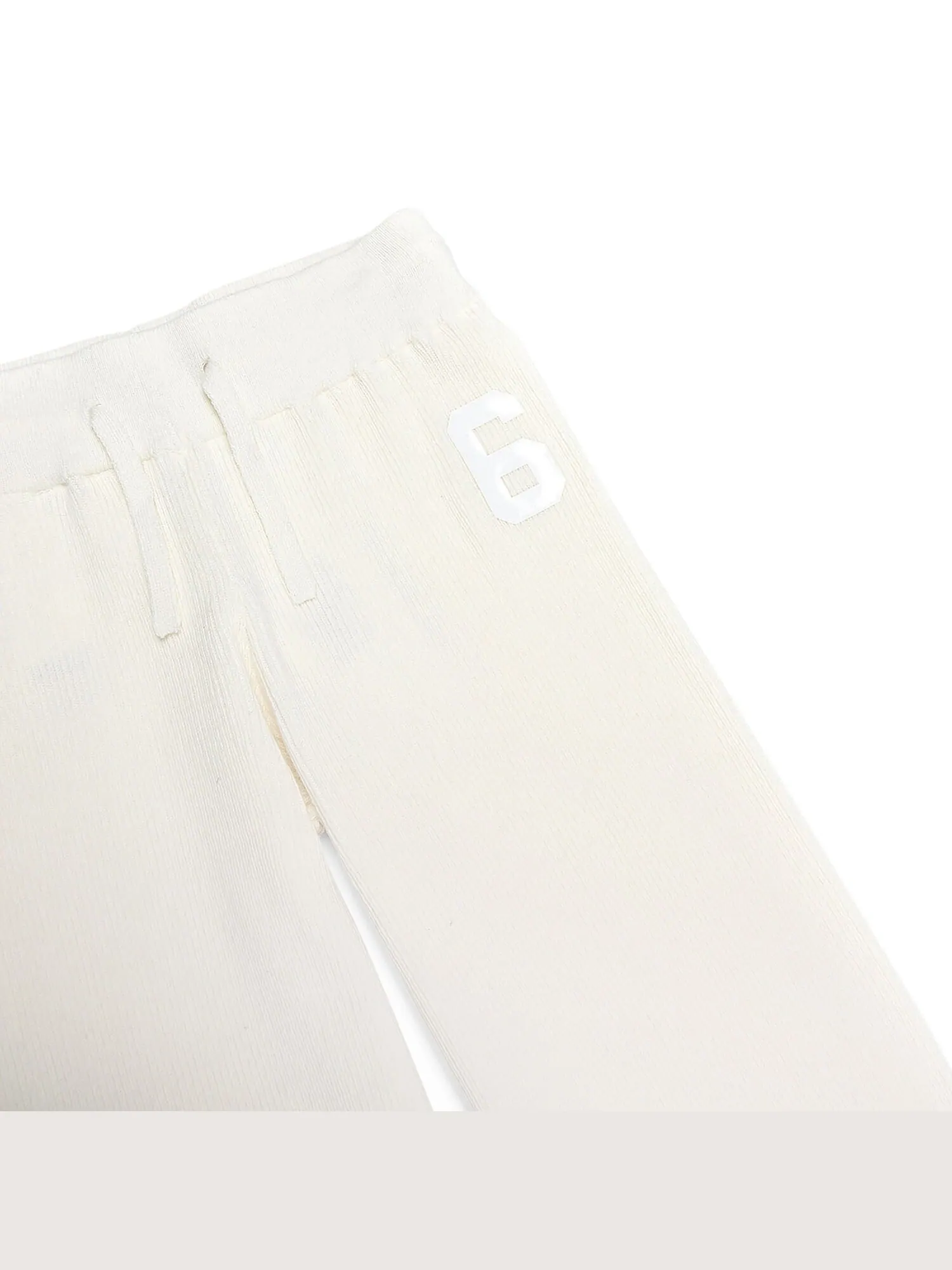Детские брюки MM6 Maison Margiela Off White — изображение 3 из 3, белый