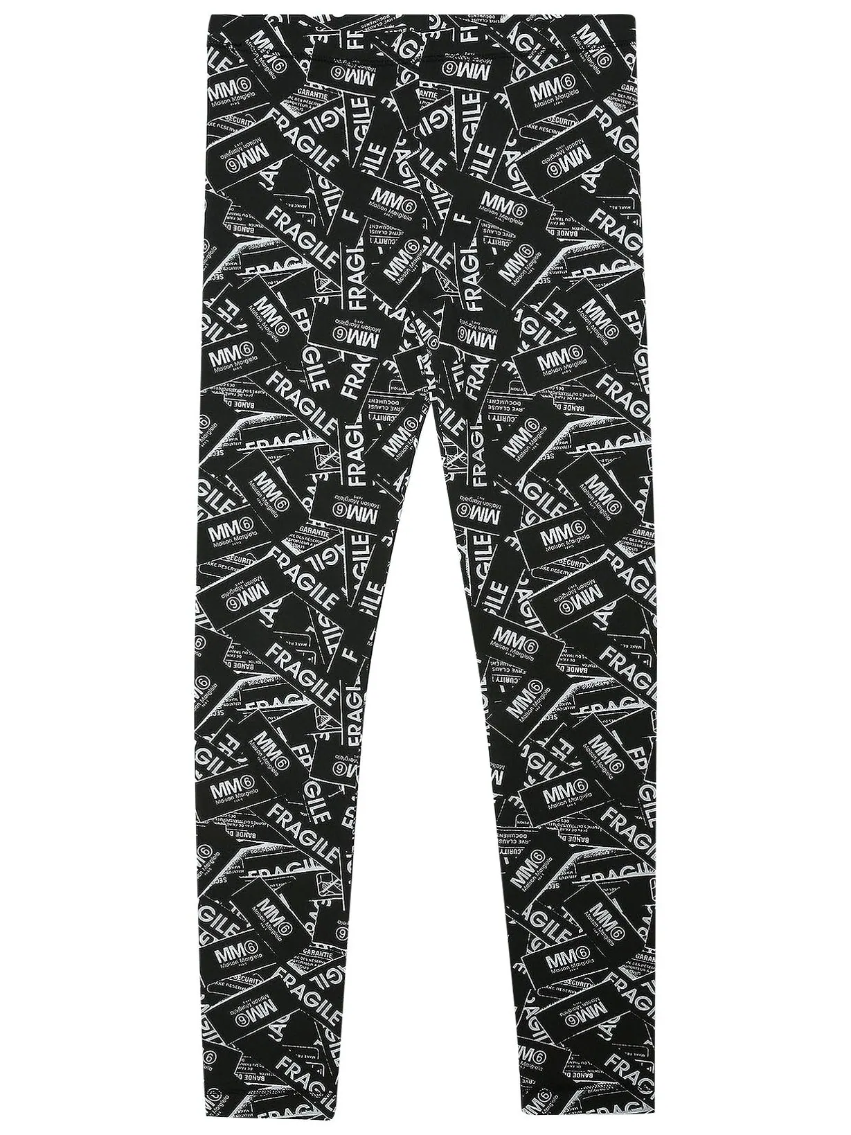Детские леггинсы MM6 Maison Margiela — черный